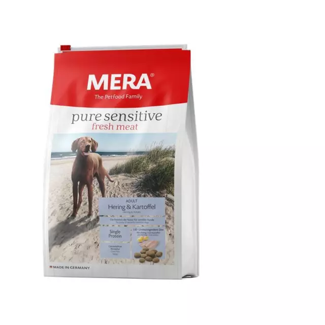 Mera Dog Pure Sens. Fresh Meat Hering&Kartoffel | 12,5kg Hundefutter