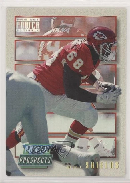 1993 Pro Set Power Power Prospects Will Shields #PP54 Rookie RC HOF