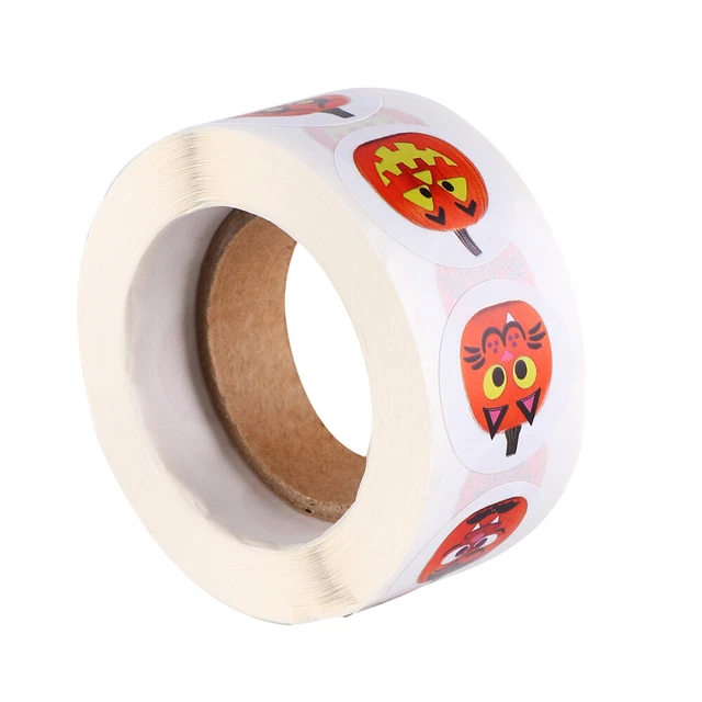 Halloween Labels Sticker Pumpkin Packing Labels Halloween Party Suppliers
