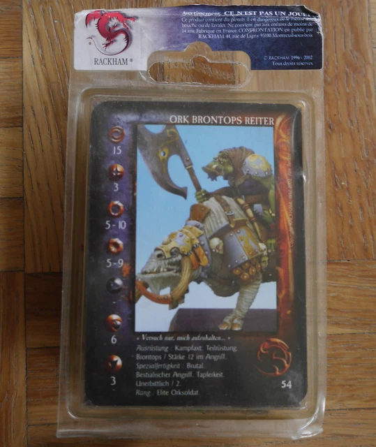 OOP RACKHAM/CONFRONTATION- ORCS-ORK Brontops rider 1-german edition EUR ...