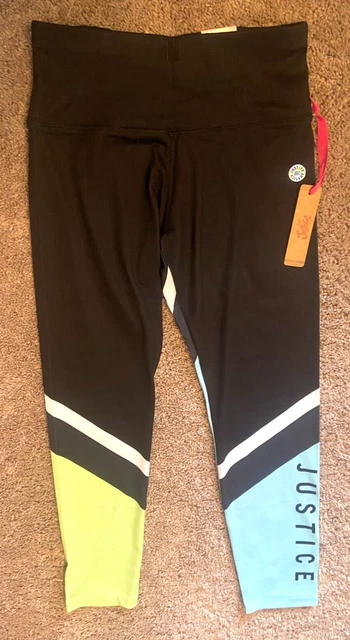 Justice Legging Pants Spandex Size Girls L 12 14 NEW