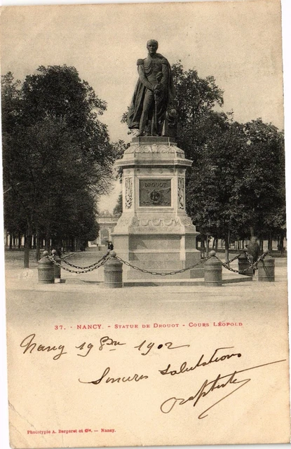 CPA Nancy-Statue de Drouot-Cours Léopold (187251)