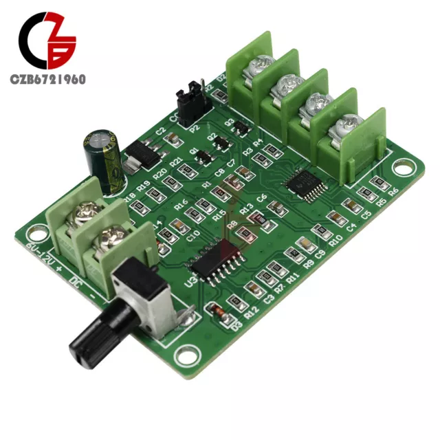 5V-12V DC Brushless Motor Driver Board Controller for 3/4 Wires Hard Drive Motor