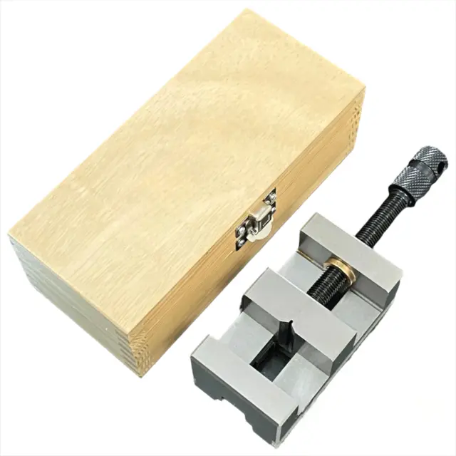 2-3/8" 60mm TOOLMAKERS GRINDING VISE VICE PRECISION MACHINE VICE WOODEN BOX