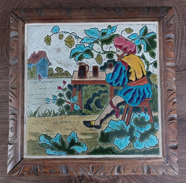 Ancien Dessous-de-plat Emaux De Longwy N°326 - Décor Fleurs, Oiseaux, Faisan