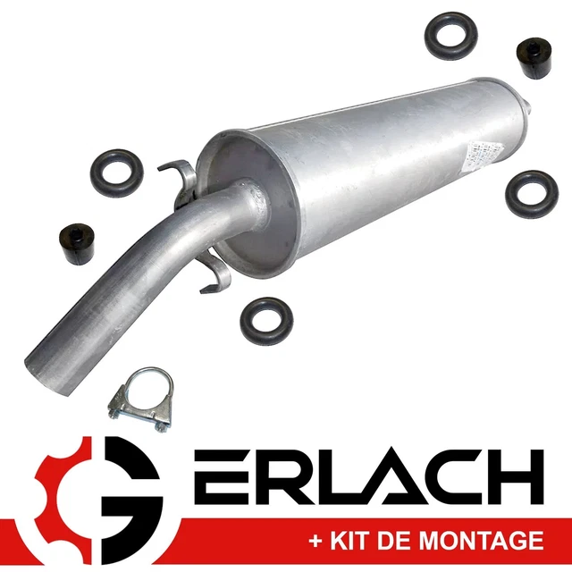 Silencieux Intermédiaire D'échappement Pour Mercedes T1 207D - Neuf - Marque Fröschl