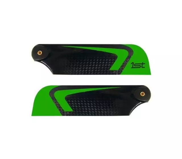 1st Tail Blades CFK 105mm CP (Green) 1stB105CP-G