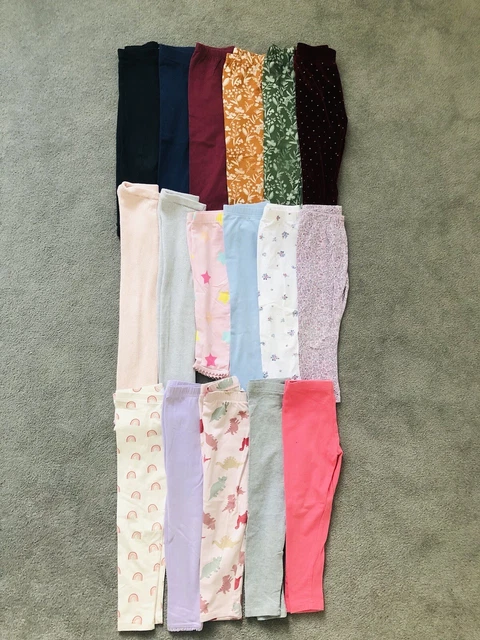 ❤️Enorme pacchetto di leggings per ragazze età 3-4 anni X17 paia❤️