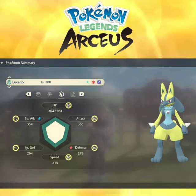 Shiny LUCARIO 6IV / Pokemon Brilliant Diamond and Shining 