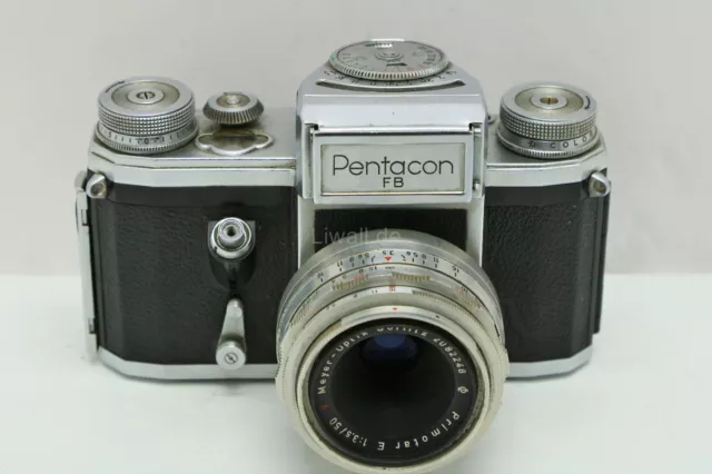 PENTACON FB Meyer Optik Görlitz Primotar E 3,5/50 red V 1Q M42