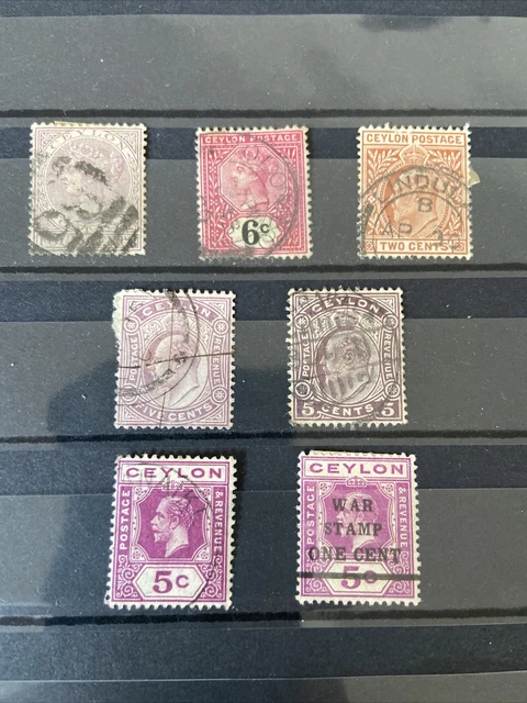 Briefmarken Ceylon /  Sri Lanka