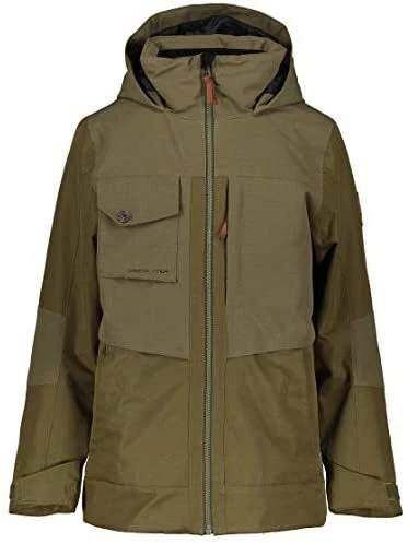 Obermeyer Boys' Colt Jacket (Big Kids) Military Time Size 10-12 Years