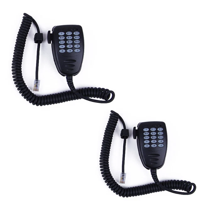 2x DTMF Speaker Mic FOR Motorola CDM750 CDM1250 GM338 PRO3100 PRO5100 GM640