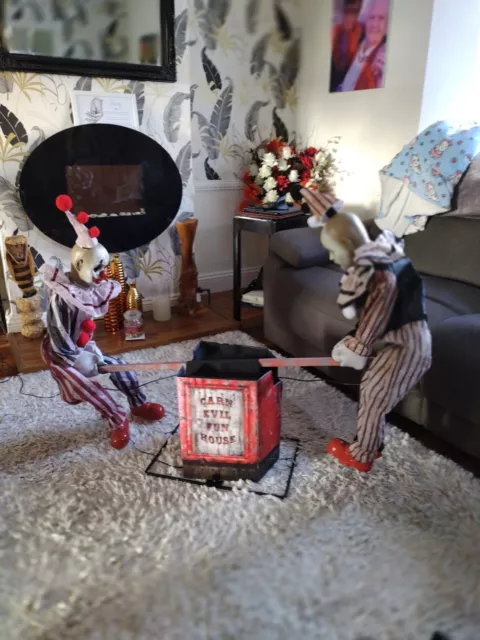 Animated Halloween See Saw Clowns 2