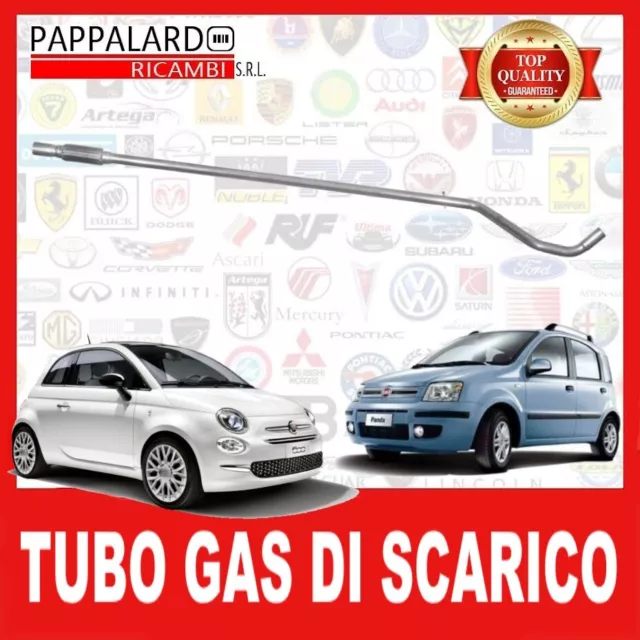 Tubo Di Scarico Centrale Marmitta Fiat 500 1.2 1.2 Lpg Panda 169 1.1 1.2 1.2 Lpg