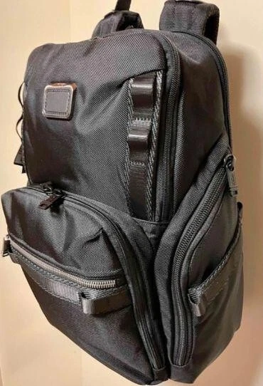 TUMI 232789D Alpha Bravo Business Backpack Bag Black
