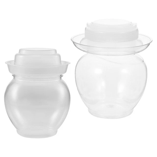 2 Pcs Decapaggio Kit Sottaceto Barattolo Di Sottaceti Trasparente Uso Quotidiano