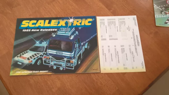 Scalextric 1985 Catalogue 26th Edition Mint Unused Digital Reprint + Price List