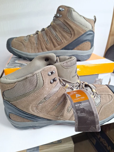 KURU-Men’s Chicane Trail Walking Shoes Sz 11.5W Rich Brown Leather Mesh Hiking Men main image 4