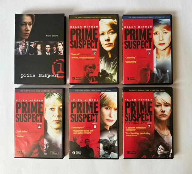 PRIME SUSPECT SERIES 1-2-3-4-6-7 Helen Mirren 2010 Acorn Media