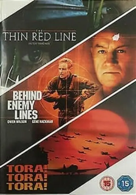 Thin Red Line / Behind Enemy Lines / Tora Tora Tora DVD Action & Adventure New