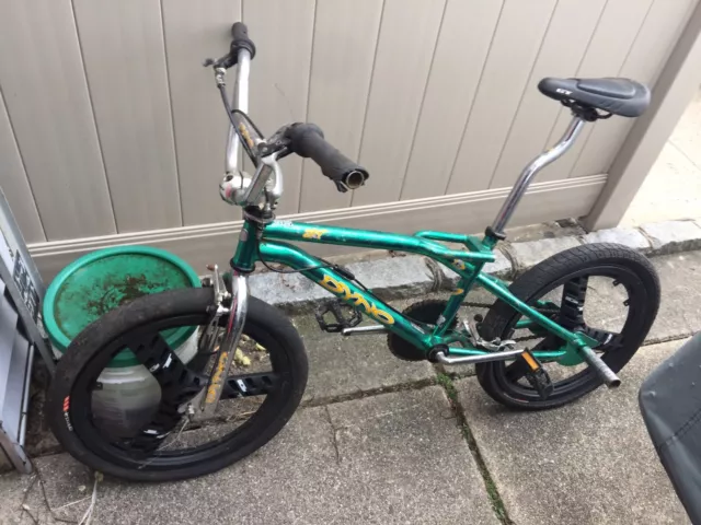VINTAGE DYNO AIR GT Bike BMX Freestyle Skyway Performer Compe Haro Chrome Green 400.00 PicClick