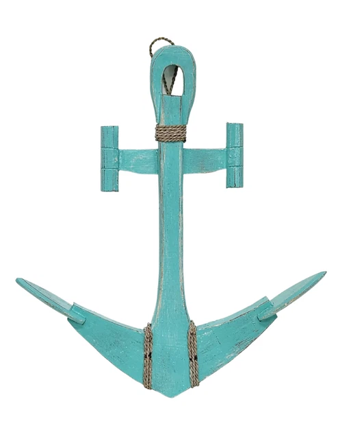 26" ANCHOR Dockside Tropical Nautical Coastal Island Decor Art Ship Wreck Boat