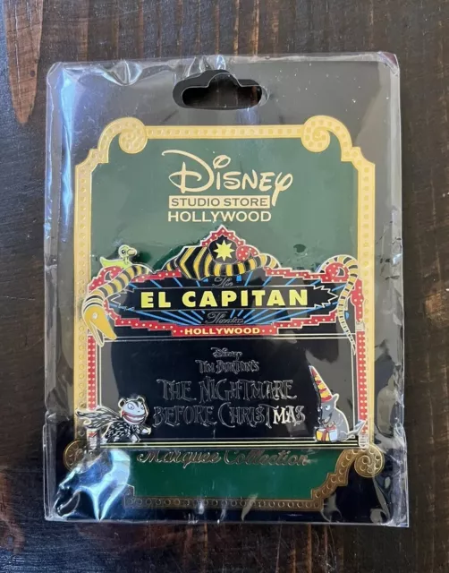 DISNEY DSSH DSF El Capitan Marquee Nightmare Before Christmas Pin