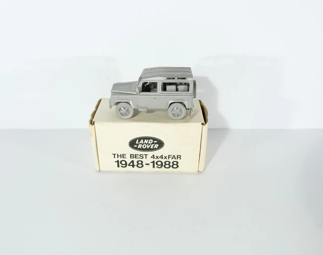 RARE LAND ROVER The Best 4x4xfar 1948 -1988 Employee Model Metal Car ...