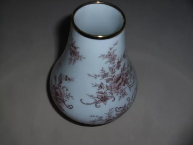 PMR JAEGER & Co wunderschöne Vintage Vase weißes Porzellan mit Blüten Bavaria 