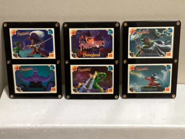 Fantasmic Disney Card Set/6 Ursula/Maleficent/Kaa/Captain Hook/Mickey Kodak 1992