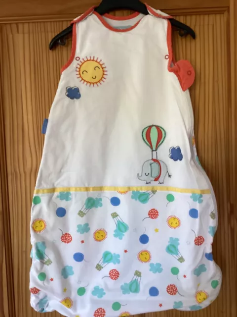 Ballon Elefant Frühling Sommer Urlaub 1 Tog Schlafsack 0-6 Monate Grobag