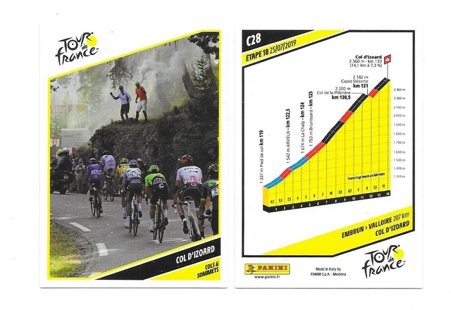 Panini Card - 2019 Tour de France - Col du Galibier - N°C29