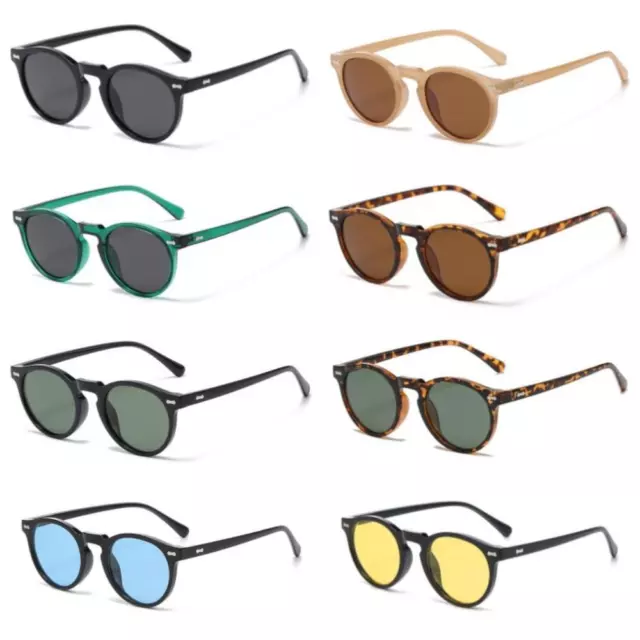 Retro Vintage Round Sunglasses Shades Circle Sun Glasses for Men and Women