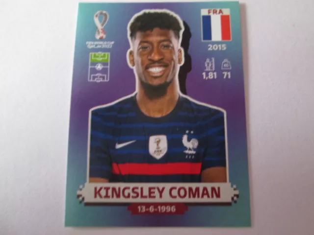Sticker PANINI FIFA QATAR 2022 - N° FRA 17 KINGSLEY COMAN