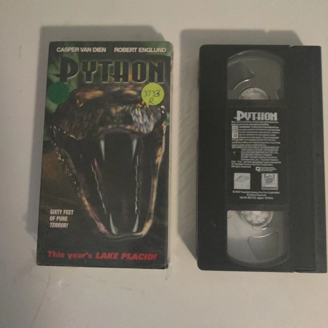 PYTHON (VHS, 2001) Casper Van Dien, Robert Englund $0.99 - PicClick