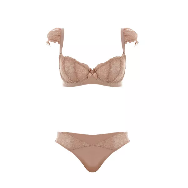 Huit Nouvel Emoi Amande Underwire Bra Size 32C /10C