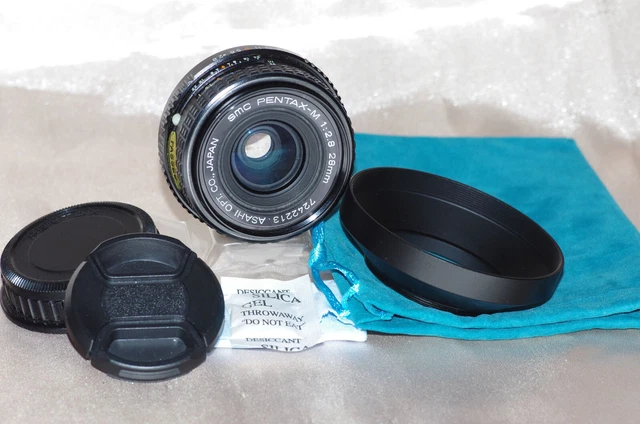 Objectif GA Nikon F 28mm f2,8 OSAWA, avec bouchons, pare-soleil et housse, TBE