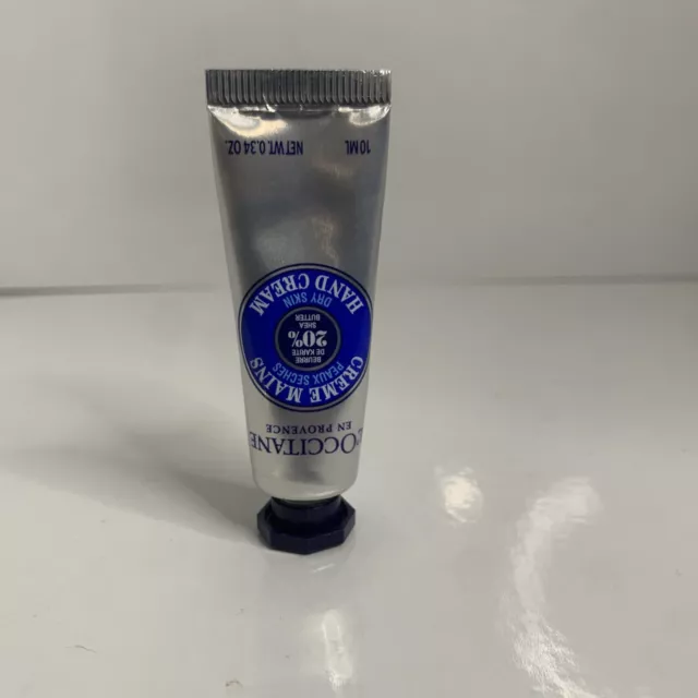L'Occitane En Provence Dry Skin Hand Cream 20% Shea Butter 10mL / 0.34 Oz NWOB