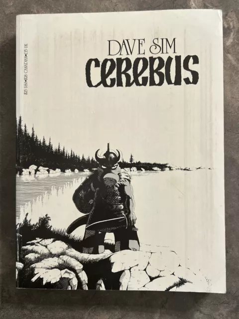1991 Dave Sim CEREBUS TPB v.1 Signed w/ SKETCH Aardvark 4th Printing
