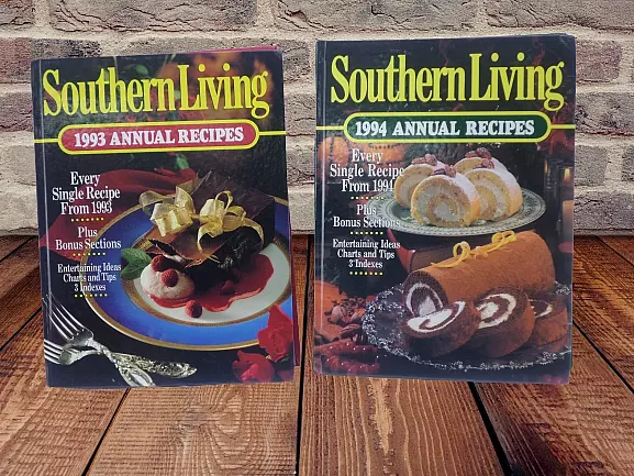 SOUTHERN LIVING ANNUAL Recipes cook books 1993 1994 Hardcover $25.00 ...