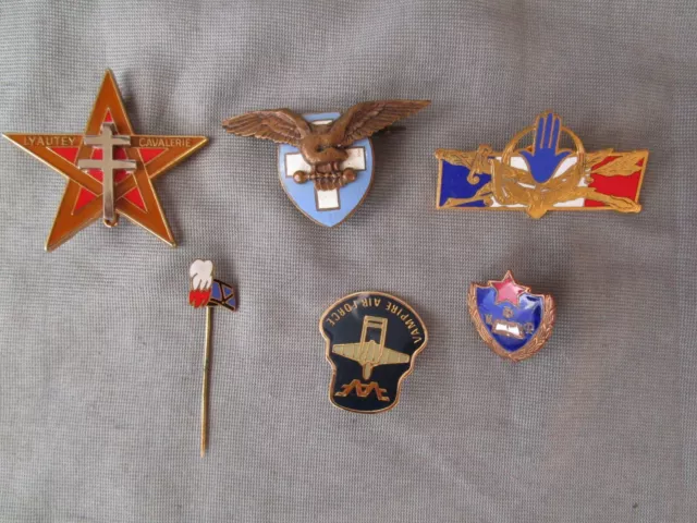 6 Insignes Militaires Av Arthus Bertrand