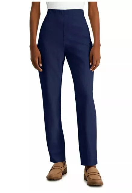 Macy's Karen Scott Petite Comfort Pull-On Pants - Intrepid Blue - PP