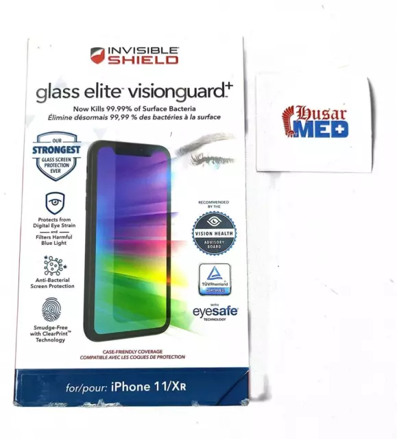 ZAGG InvisibleShield Glass Elite VisionGuard+ für Apple iPhone 11/ XR