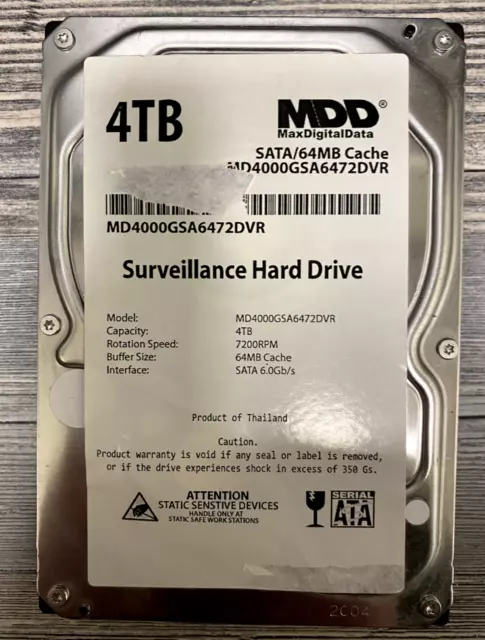 Toshiba 4TB SATA III 3.5'' HDD MG03ACA400