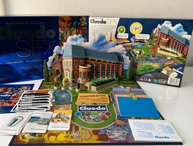 CLUEDO SFX ELECTRONIC Talking Board Game - 100% complete working/tested ...