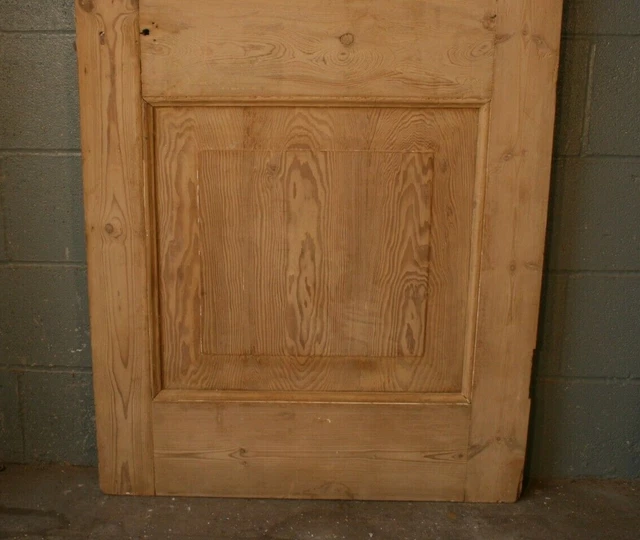 Reclaimed 1930's Pine Door Wooden 33 1/2" x 81" Internal  905 5