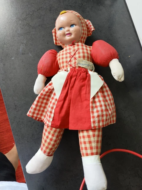Poupée ancienne Clodrey Jetpartout - jouets rétro jeux de société figurines et objets vintage