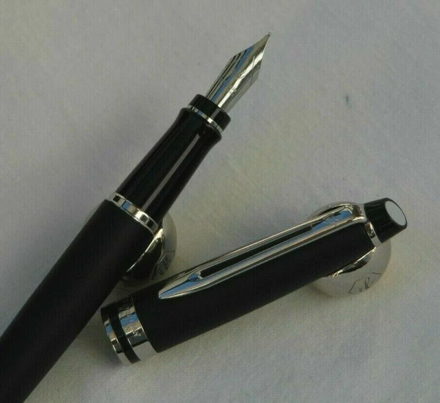 Stylo Plume WATERMAN EXPERT 1ère Génération - Noir Acier - Excellent état - Occasion