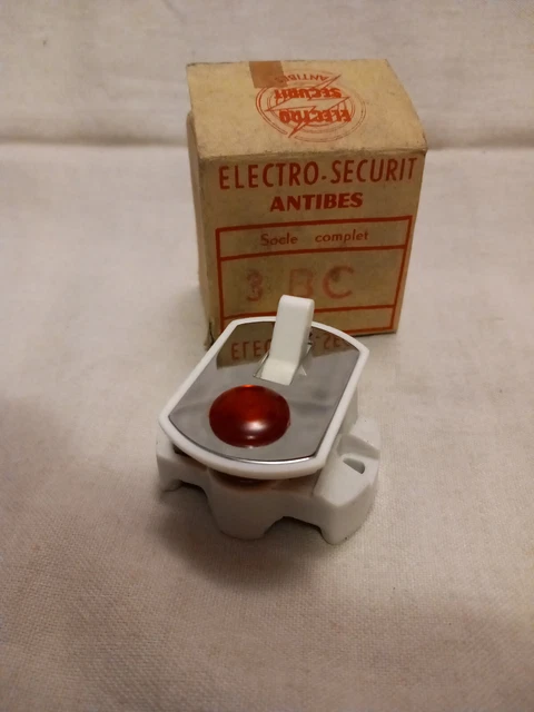 Va-et-vient électrique Legrand Sécuritaire Marron Avec Fusible - Neuf Pour Terrasse